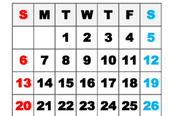 Free Printable February 2022 Calendar A6