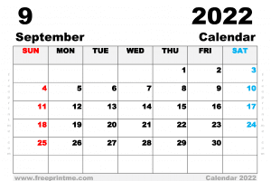 Printable Calendar September 2023 A4 Wide Landscape