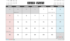 June 2023 Calendar with Holidays Free