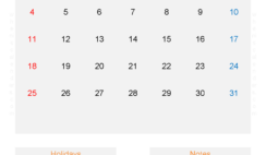 August 2024 Blank Calendar Printable A8156