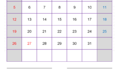 May 2024 Calendar in Excel M5158