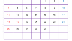 February 2024 Calendar with Government Holidays F2197