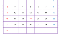 June 2024 Calendar with Government Holidays J6197
