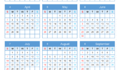 Download free download Calendar 2024 A4 Vertical (24Y113)