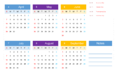 Download free 2024 Calendar template A4 Vertical (24Y028)