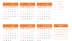 Download Calendar 2024 with week numbers A4 Vertical (24Y030)