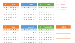 Download printable 2024 monthly Calendar A4 Vertical (24Y032)