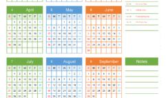 Download 2024 printable monthly Calendar A4 Vertical (24Y035)