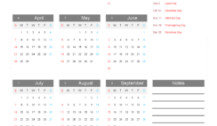 Download 2024 Calendar with week numbers excel A5 Vertical (24Y068)