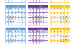 Download 2024 monthly printable Calendar A5 Vertical (24Y159)