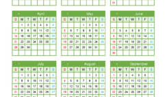 Download free printable Calendar com 2024 A5 Vertical (24Y165)
