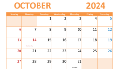 October planner Template 2024 O1308