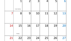 Printable April Calendar 2024 Free A4311