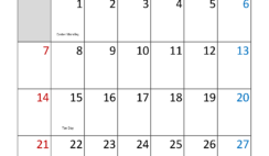 April 2024 Calendar Word Printable A4313