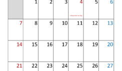 July 2024 Calendar Word Printable J7313