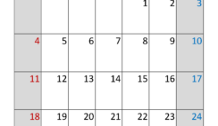 August 2024 Calendar Blank Printable A8314