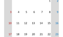 March 2024 Calendar planner Printable M3315