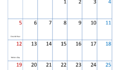 May 2024 Calendar Printables M5316