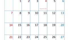 July 2024 Calendar Printables J7316