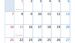 Download January Free Printable Calendar 2024 A4 Vertical J4038