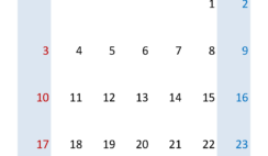 March 2024 Calendar Template Excel M3320