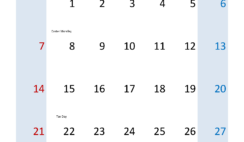 April 2024 Calendar Template Excel A4320
