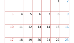 Free Blank Calendar March 2024 M3321