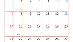Free Blank Calendar April 2024 A4321