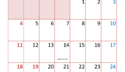 February 2024 Printable Calendar cute F2323