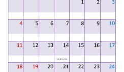 cute February 2024 Calendar Printable F2332