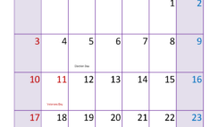 Blank November Calendar Printable 2024 N1334