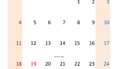 February Editable Calendar 2024 Free F2340