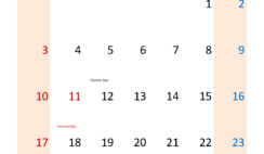 November Editable Calendar 2024 Free N1340