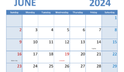 Free Jun 2024 Calendar Printable J6349