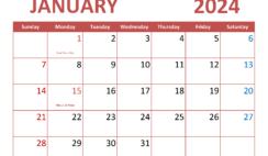 Download Free Printable Jan 2024 Calendar Letter Horizontal J4071
