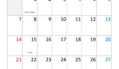 Printable Calendar Template April 2024 A4372