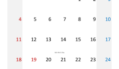 February 2024 Monthly Printable Calendar F2375
