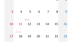 November 2024 Monthly Printable Calendar N1375