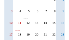 Calendar Free Printable November 2024 N1380