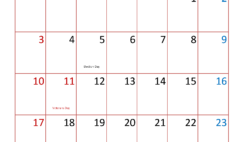 Free Printable Calendar Pages November 2024 N1381