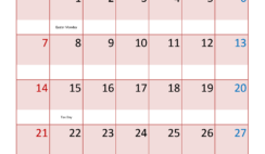 Printable Calendar Free April 2024 A4382