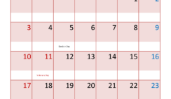 Printable Calendar Free November 2024 N1382
