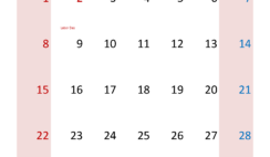 September 2024 Printable Blank Calendar S9385