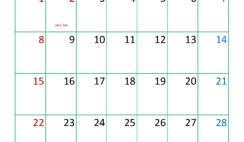 September Blank Printable Calendar 2024 S9386