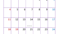 Free Printable Feb Calendar 2024 F2391