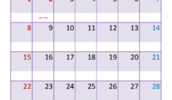 2024 September Monthly Calendar Printable S9392