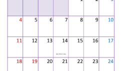 Printable Weekly Calendar February 2024 F2393