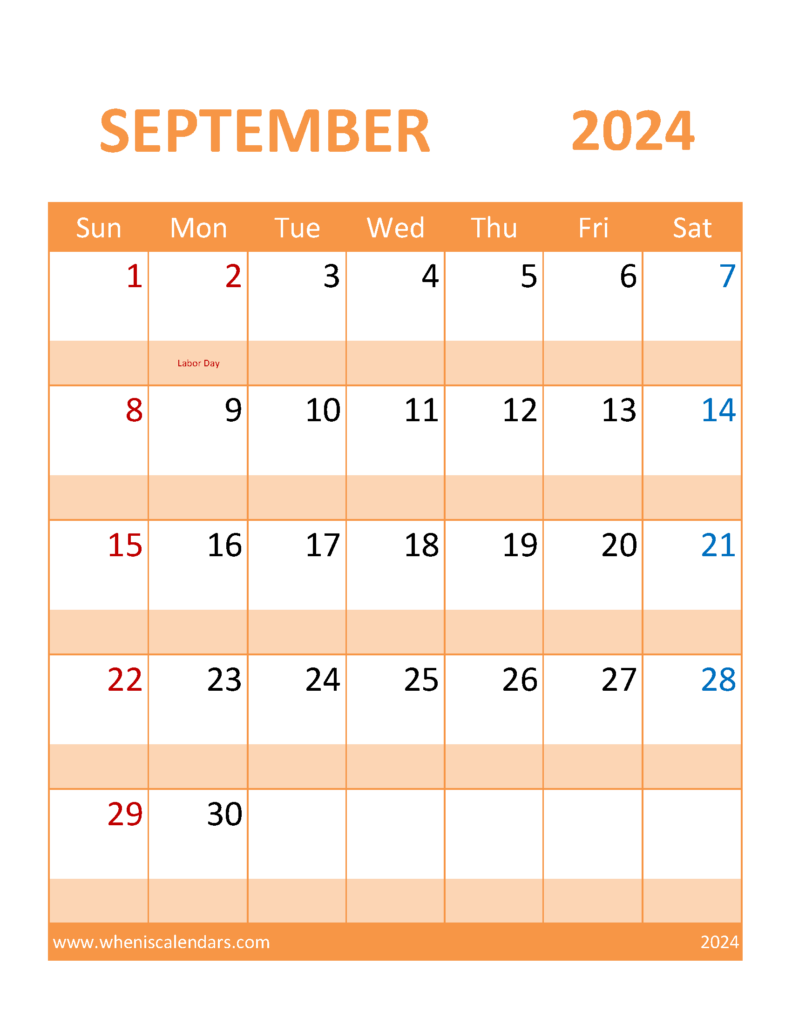 Download Free Sept 2024 Printable Calendar Letter Vertical 94117
