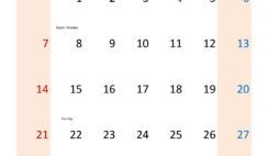 April 2024 Printable Calendar with lines A4400